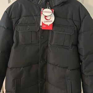 ❄️⛄️💨 Canada Weathergear NWT Men’s Parka Black Size XL Very Warm!🌧️❄️⛄️